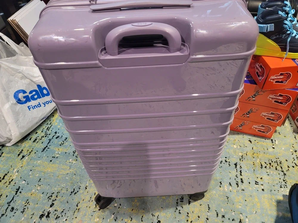 BEIS GLOSSY PURPLE LARGE CHECK IN 31